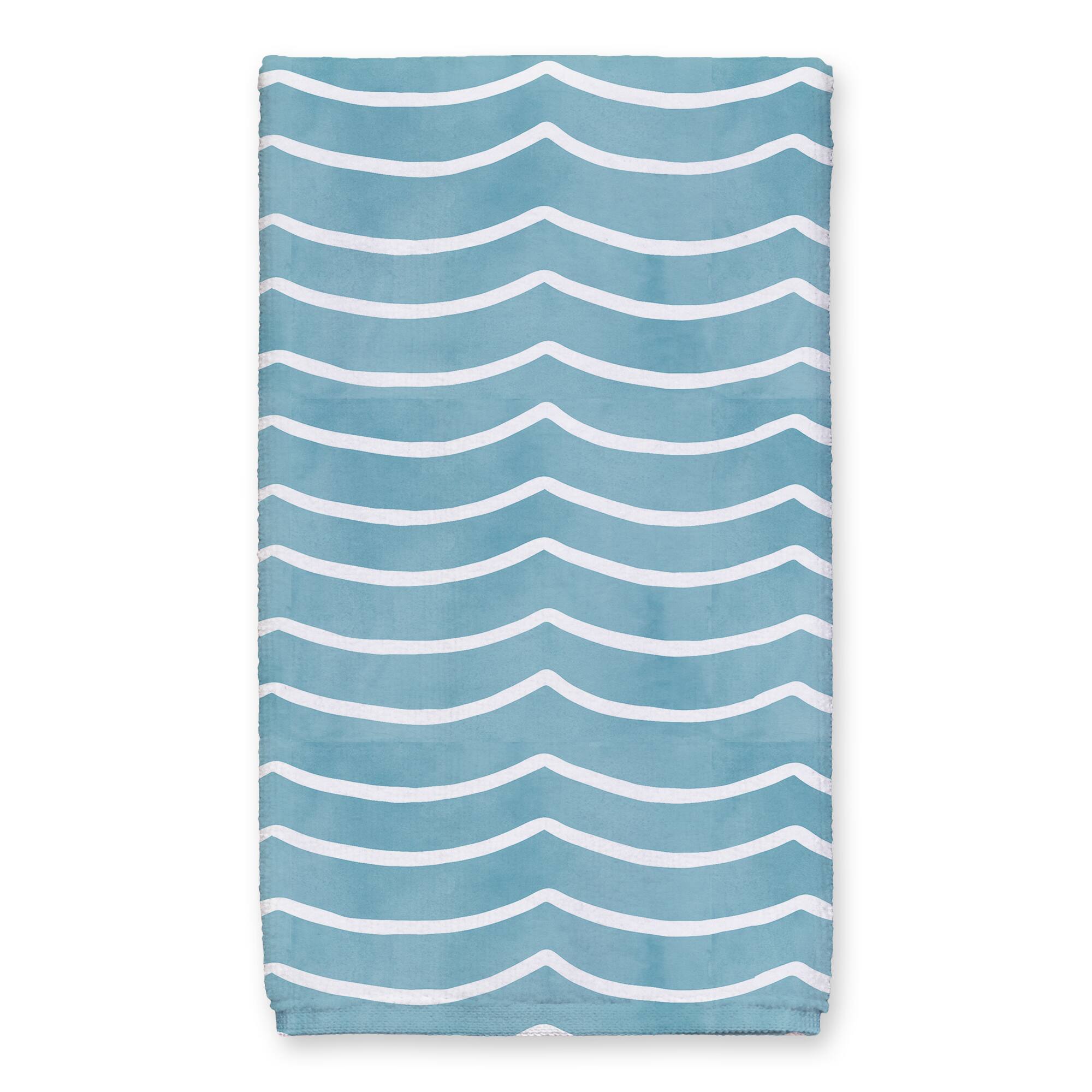 Happiness Comes in Waves Tea Towel Set